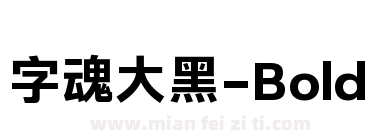 字魂 大黑-Bold下载