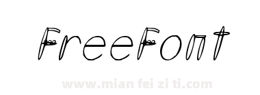 Round About Italics Italics下载