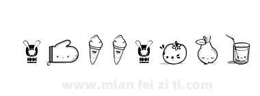 Kawaii_Food_Font_II下载