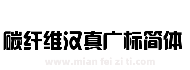 碳纤维汉真广标简体下载