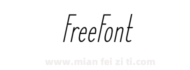 Elegant Sans Regular Italic下载