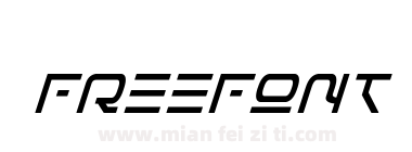 Foreign Alien Semibold Italic下载