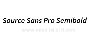 Source Sans Pro Semibold