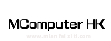 M Computer HK Bold下载