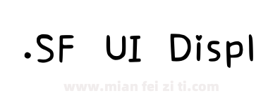.SF UI Display Condensed Regular下载