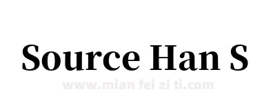 Source Han Serif JP Heavy下载