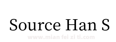 Source Han Serif JP Medium下载