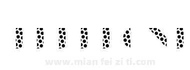 Manbow Dots Regular下载