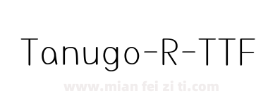 Tanugo R TTF Light下载