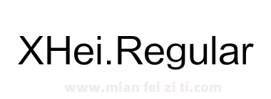 X Hei. Regular_1.2b下载