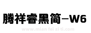 腾祥睿黑简-W6下载