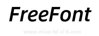 Alibaba Sans Medium Italic下载