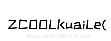 ZCOOLKuaiLe(谷歌版)