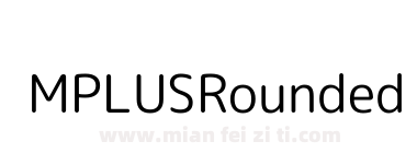 Rounded Mplus1c Regular下载