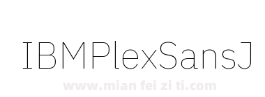 IBMPlexSansJP-Thin