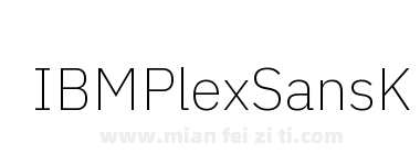 IBMPlexSansKR-ExtraLight
