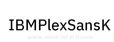 IBMPlexSansKR-Text