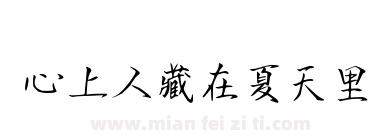 心上人藏在夏天里下载
