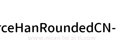 Resource Han Rounded CN Medium下载