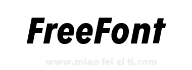 ☞ Fenomen Sans CN Bold Italic下载