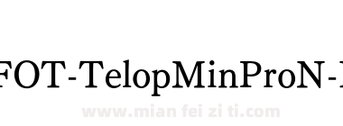 FOT Telop Min ProN D下载