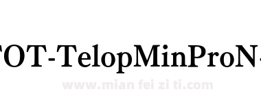 FOT Telop Min ProN E下载