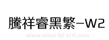 腾祥睿黑繁-W2下载