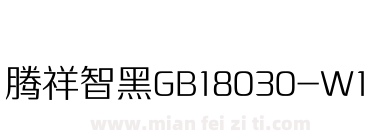 腾祥智黑GB18030-W1
