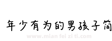 年少有为的男孩子简下载