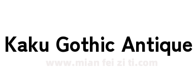 Zen Kaku Gothic Antique Black下载