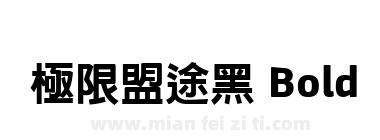 极限盟途黑 Bold下载