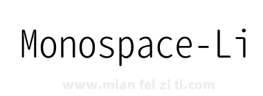 Monospace-Light下载