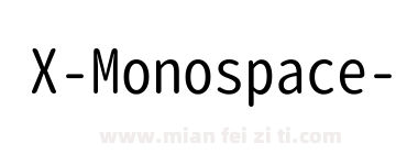 X-Monospace-Normal