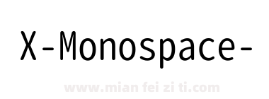 X-Monospace-Normal下载