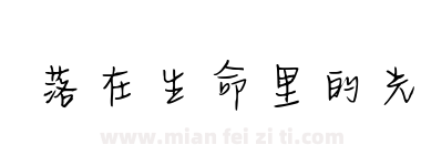 落在生命里的光下载