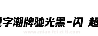 锐字潮牌驰光黑-闪 超粗下载