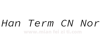 Milky Han Term CN Normal Italic