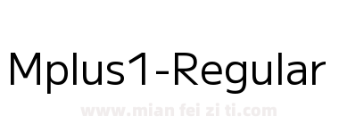 Mplus1-Regular