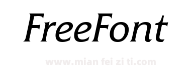 Friz QuadrataCTT Italic_18774下载