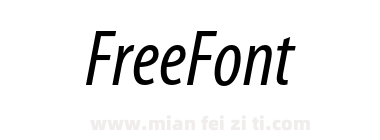 Myriad Pro Condensed Italic_31632下载