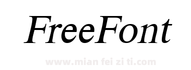 Vietnamese TimesSSK Italic_47840下载