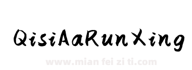 Aa Run Xing Regular下载