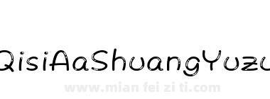 Aa Shuang Yuzuo Regular下载