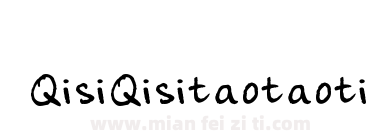 Qisitaotaoti Regular下载