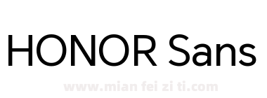 HONOR Sans Regular下载