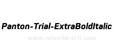 Panton-Trial-ExtraBoldItalic