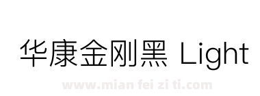 华康金刚黑 Light下载