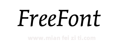 MendozaEF Book Italic下载