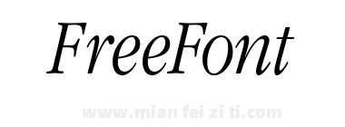 Garamond NarrowT Light Italic下载