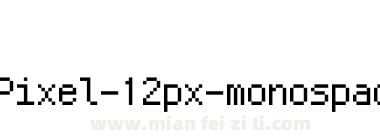 Ark-Pixel-12px-monospaced-zh_cn-Regular